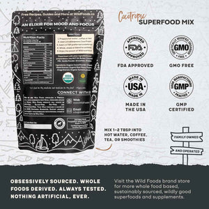 Cocotropic & Salt Duo: Wild Cocotropic Mushroom Cacao & Wild Himalayan Pink Salt (16oz Each)