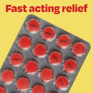 Cystex Dual-Action UTI Pain Relief & Prevention Tablets - 2-in-1 Formula Relieves Burning, Urgency, & Discomfort While Slowing Bacterial Growth - Non-Staining, Fast-Acting - 48-Count Cystex buy supplements Au