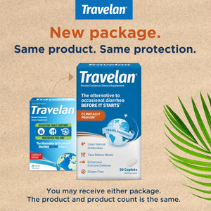 Anti Diarrhea Pills Help Prevent Traveler’s Diarrhea Before It Starts, Clinically Proven, Travel Essentials, Drug-Free Colostrum, Natural Digestive and Immune Support Supplement, 30 Count Travelan buy supplements Au