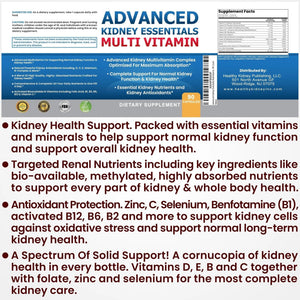 Advanced Kidney Essentials Multivitamin. Kidney Support Supplement for Complete Kidney Health. Kidney Health Supplement - PrimeBioHealth - canada supplements
