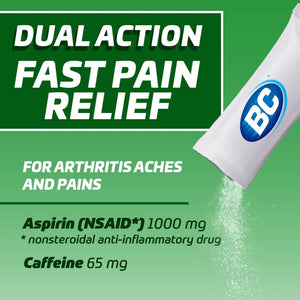 BC Pain Relief Powder, Arthritis Pain, 50 ct (Pack of 1) - PrimeBioHealth - canada supplements