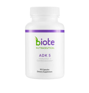 Biote Nutraceuticals - ADK 5 - Immunity + Cardiovascular (90 Capsules) - PrimeBioHealth - canada supplements