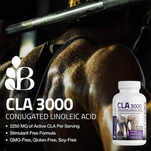 Bronson CLA 3000 Extra High Potency Supports Healthy Weight Management Lean Muscle Mass Non-Stimulating Conjugated Linoleic Acid 120 Softgels - PrimeBioHealth - canada supplements