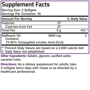 Bronson CLA 3000 Extra High Potency Supports Healthy Weight Management Lean Muscle Mass Non-Stimulating Conjugated Linoleic Acid 120 Softgels - PrimeBioHealth - canada supplements