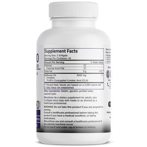 Bronson CLA 3000 Extra High Potency Supports Healthy Weight Management Lean Muscle Mass Non-Stimulating Conjugated Linoleic Acid 120 Softgels - PrimeBioHealth - canada supplements