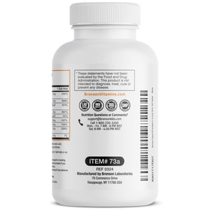 Bronson Super B Vitamin B Complex Sustained Slow Release (Vitamin B1, B2, B3, B6, B9 - Folic Acid, B12) Contains All B Vitamins 60 Tablets - PrimeBioHealth - canada supplements