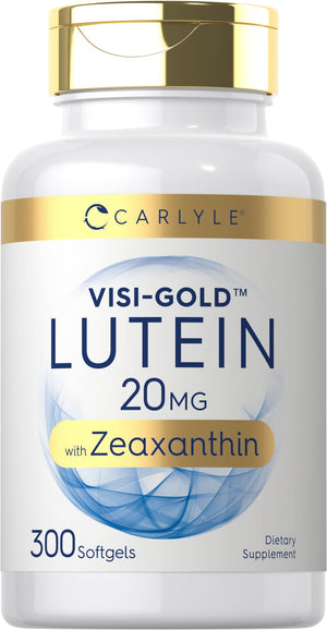 Carlyle Lutein and Zeaxanthin 20mg | 300 Softgels | Eye Health Vitamins | Non-GMO & Gluten Free Supplement - PrimeBioHealth - canada supplements