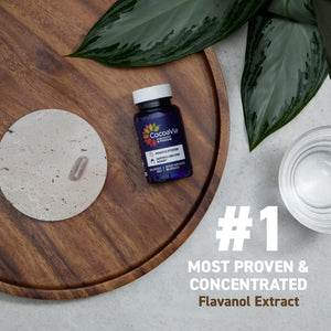 CocoaVia Memory & Focus Brain Supplement, 30 Day, Cocoa Flavanol Blend, Lutein, Added Caffeine for Boost. Improve Cognitive Function, Attention, Vegan & Plant Based, 30 Capsules - PrimeBioHealth - canada supplements