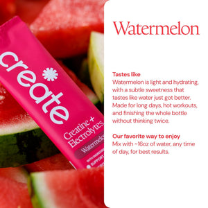 Create Creatine + Electrolytes Mix - Creatine Monohydrate Stick Packs, Supports Energy - PrimeBioHealth - canada supplements