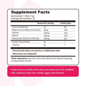 Create Creatine + Electrolytes Mix - Creatine Monohydrate Stick Packs, Supports Energy - PrimeBioHealth - canada supplements