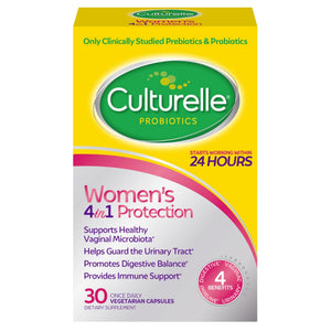 Culturelle 4-in-1 Probiotics for Women, Daily Probiotic & Prebiotic Supplement to Support Vaginal Health, Digestive Health, Immune Health - PrimeBioHealth - canada supplements
