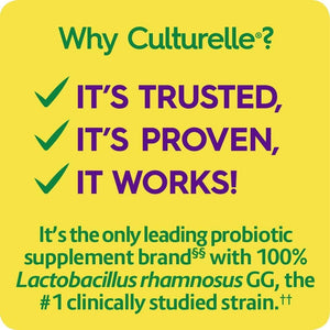 Culturelle Digestive Health Daily Probiotic Chewables, Probiotic For Men and Women, Most Clinically Studied Probiotic Strain, 10 Billion CFUs - PrimeBioHealth - canada supplements