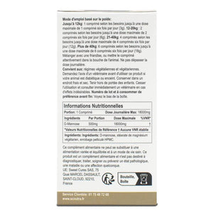 D-Mannose Pet Tablets for Cats & Dogs by SC Nutra - PrimeBioHealth - canada supplements