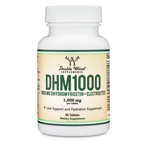 DHM1000 Dihydromyricetin (DHM) Tablets - Most Powerful DHM Supplement on The Market - 1,000mg per Capsule (30 Count) Enhanced with Electrolytes - PrimeBioHealth - canada supplements