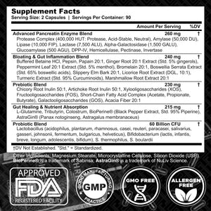 DIGESTIVAL 5-in-1 Gut Health Formula: Probiotics, Prebiotics, Enzymes, Gut Healing & Bloat Relief with 53 Ingredients, 60 Billion CFU, and Advanced Support for IBS, - PrimeBioHealth - canada supplements