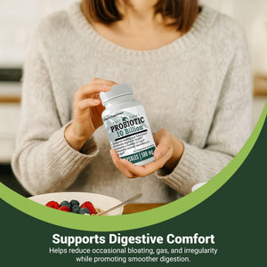 East Park Research d-Lenolate Probiotic Supplement | Probiotic 10 Billion CFUs Supports Gut & Digestive Health | Dietary Supplement Probiotics - PrimeBioHealth - canada supplements