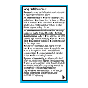 Ecotrin Low Strength Safety Coated Aspirin | NSAID | 81mg | 365 Tablets - PrimeBioHealth - canada supplements