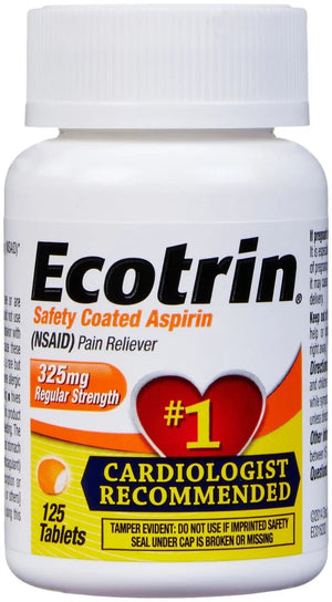 Ecotrin Regular Strength, 125 ct - PrimeBioHealth - canada supplements