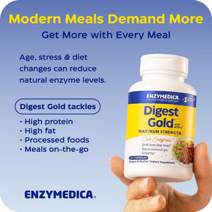 Enzymedica, Digest Gold + ATPro, Maximum Strength Enzymes, 45 Capsules - PrimeBioHealth - canada supplements