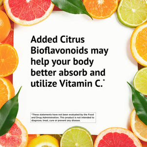 Ester-C American Health with Citrus Bioflavonoids Capsules - 24-Hour Immune Support, Gentle On Stomach, Non-Acidic Vitamin C - PrimeBioHealth - canada supplements