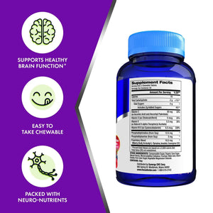 Focus Factor Kids Complete Daily Chewable Vitamins: Multivitamin & Neuro Nutrient (Brain Function) w/Vitamin B12, C, D3-60 Count - PrimeBioHealth - canada supplements