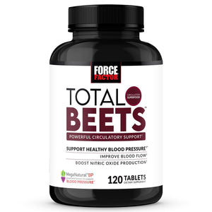Force Factor Total Beets Blood Pressure Support with Grape Seed Extract and Non GMO Beet Root Powder for Heart Health - PrimeBioHealth - canada supplements