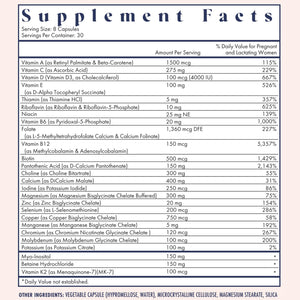FullWell Women's Prenatal Multivitamin - Healthy Pregnancy Support - Contains Choline & Folate - Supports Fetal Growth - PrimeBioHealth - canada supplements