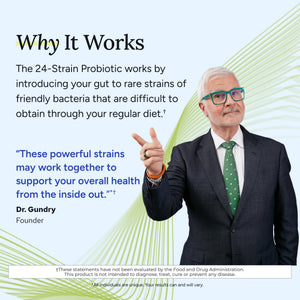 Gundry MD® 24 Strain Probiotic with 30 Billion CFUs, 30 Count - PrimeBioHealth - canada supplements