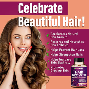 Hair Growth Vitamins for Women | Biotin 10,000mcg, Collagen, Patented OptiMSM®, goMCT - PrimeBioHealth - canada supplements