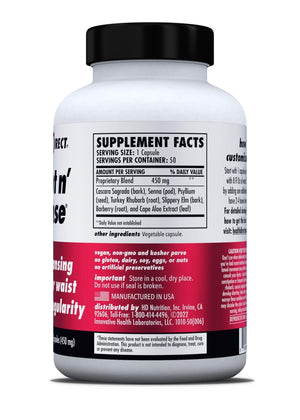 HEALTH DIRECT Sculpt n' Cleanse - Herbal Colon Cleanse for Digestive Health & Regularity - Natural Detox & Gut Flush Supplement - 50 Veggie Capsules - PrimeBioHealth - canada supplements
