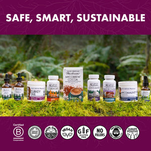 Host Defense Turkey Tail Capsules - Digestive Health & Immune Response Support Supplement - Mushroom Supplement for Gastrointestinal - PrimeBioHealth - canada supplements
