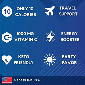 HydroMATE Electrolytes Powder Drink Mix Packets Hydration Accelerator Low Sugar Party Favors for Rapid Recovery Vitamin C Plu - PrimeBioHealth - canada supplements