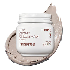 Innisfree Super Volcanic Clay Mask, Premium Korean Skincare with AHA and Natural Clusters for Deep Pore Detox, Gentle Exfoliation, Oil Control - PrimeBioHealth - canada supplements