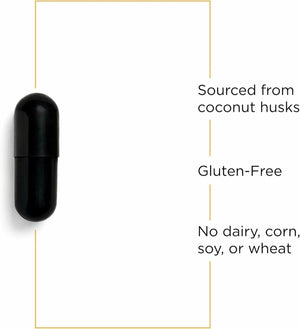 Integrative Therapeutics Activated Charcoal - Digestive & Gut Health Supplement - Effective Gastrointestinal Support - Gluten-Free & Dairy-Free - PrimeBioHealth - canada supplements