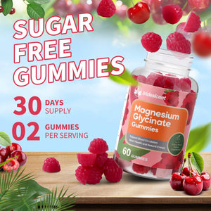 IRIDESICENT Magnesium Glycinate Gummies, Sugar Free Magnesium Supplement w/Ashwagandha, Zinc, Vegan Magnesium Glycinate Supplement for Adults - PrimeBioHealth - canada supplements