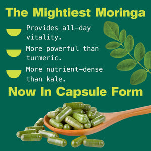 KULI KULI Organic Pure Moringa Capsules, 60 CT - PrimeBioHealth - canada supplements