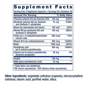Life Extension BioActive Complete B-Complex, Heart, Nerve Support, Healthy Energy, Metabolism, Complete B Complex, 60 Vegetarian Capsules - PrimeBioHealth - canada supplements