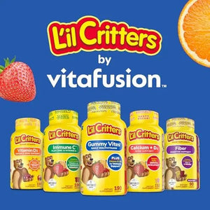 L’il Critters Gummy Vites No Sugar Added Daily Gummy Multivitamin for Ages 2+ Toddlers & Kids, Vitamin C, D3 for Immune - PrimeBioHealth - canada supplements