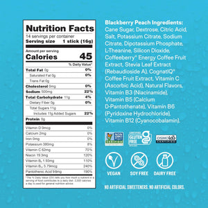 Liquid I.V.® Hydration Multiplier +Energy - BlackBerry - Peach | Electrolyte Powder Drink | 1 Pack (14 Servings) - PrimeBioHealth - canada supplements