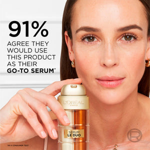 L'Oreal Paris Age Perfect Serum Le Duo, Brightening, Firming and Anti-Aging Serum for Face with Collagen Peptide - PrimeBioHealth - canada supplements