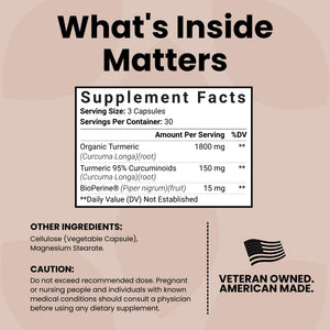 Luma Nutrition Turmeric Curcumin with Black Pepper - 95% Curcuminoids - 1950mg Per Serving - Premium Turmeric Supplement - PrimeBioHealth - canada supplements