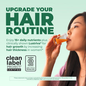MARYRUTH'S Liquid Multivitamin + Hair Growth | Biotin 10000mcg | Lustriva Hair Growth Supplement | Clinically Tested in Women for Thicker Hair - PrimeBioHealth - canada supplements
