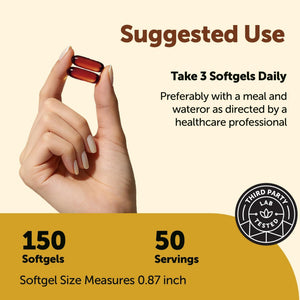 Micro Ingredients Pumpkin Seed Oil with Saw Palmetto, 150 Softgels | Cold Pressed, Pure Virgin Oil, Essential Fatty Acids, & Phytosterols - PrimeBioHealth - canada supplements