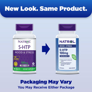Natrol 5-HTP 100mg, Dietary Supplement Helps Support a Balanced Mood, Mood and Stress Support Supplement, 90 Time Release Tablets, 45-90 Day Supply - PrimeBioHealth - canada supplements