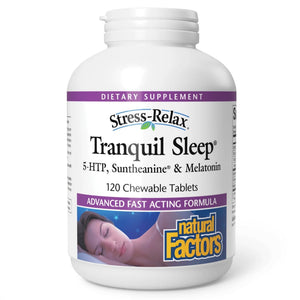 Natural Factors Stress-Relax Tranquil Sleep Tablet, 120 Count - PrimeBioHealth - canada supplements