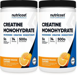 Nutricost Creatine Monohydrate Micronized Powder 500G, 5000mg Per Serv (5g) - 100 Servings, 17.9 Oz - PrimeBioHealth - canada supplements