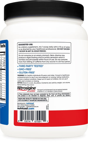 Nutricost Pre-X Xtreme Pre-Workout Complex Powder, Fruit Punch, 60 Servings, Vegetarian, Non-GMO and Gluten Free - PrimeBioHealth - canada supplements