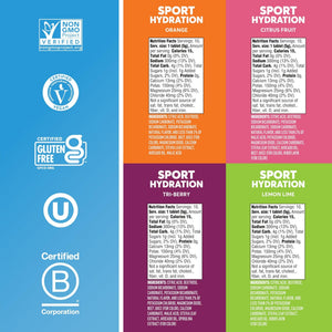 Nuun Sport Electrolyte Tablets with Magnesium, Calcium, Potassium, Chloride & Sodium, Gluten Free & Vegan, Mixed Flavors, 4 Pack (40 Servings Total) - PrimeBioHealth - canada supplements