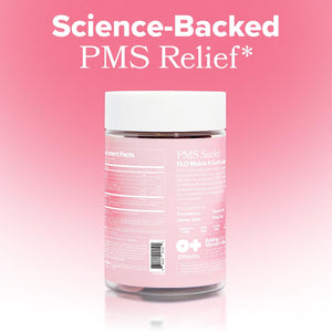 O Positiv FLO PMS Gummies for Women - Proactive PMS Relief - Targets Hormonal Breakouts, Bloating, Cramps, & Mood Swings with Chasteberry - PrimeBioHealth - canada supplements