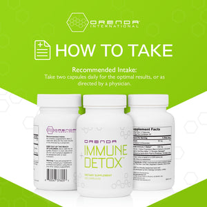 Orenda Immune + Detox - Specialized Formula with Calcium d-Glucarate, Beta 1,3 Glucans & IMMUSE® for Wellness and Balance - 120 Capsules - PrimeBioHealth - canada supplements